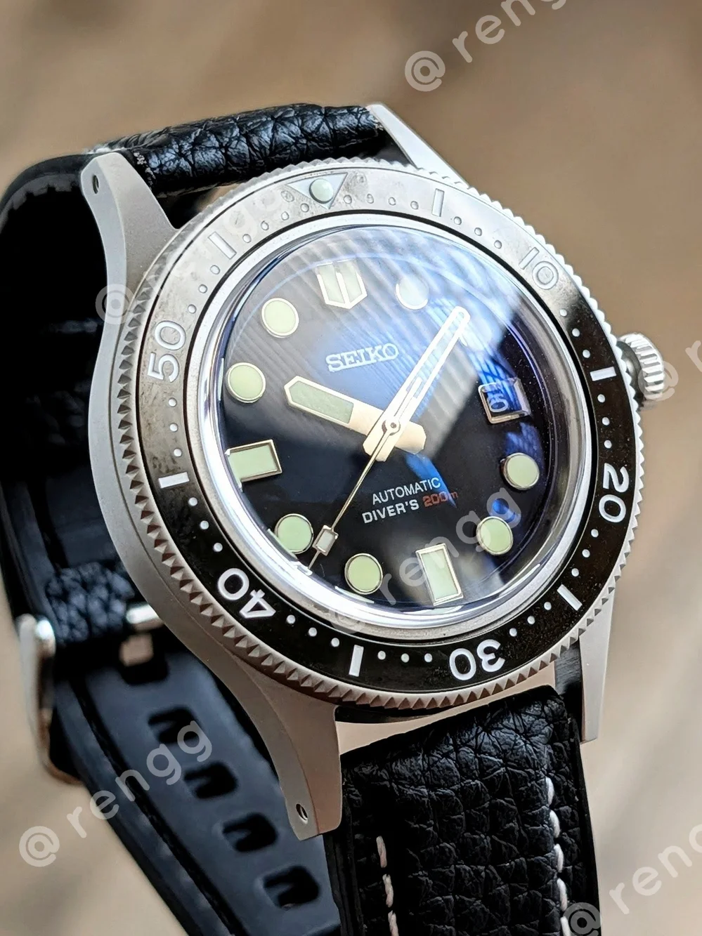Seiko black automatic